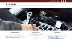 Desktop Screenshot of cyclonecarcare.com