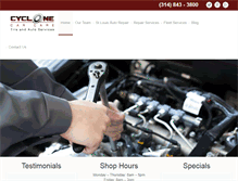Tablet Screenshot of cyclonecarcare.com
